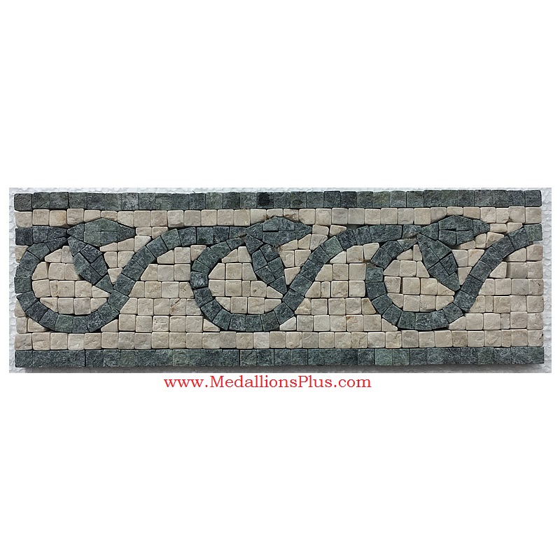 Taylor, Split Mosaic Tile Listello 4" x 12"